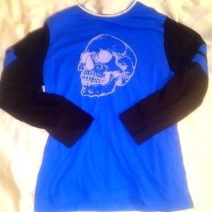 Boys long sleeve with skull print